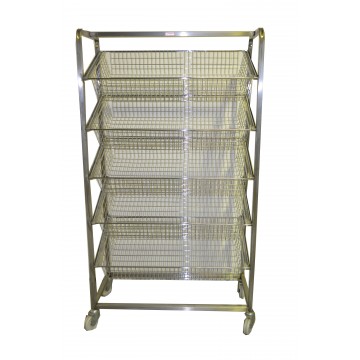 Stainless Steel Sloping Bread Basket Rack